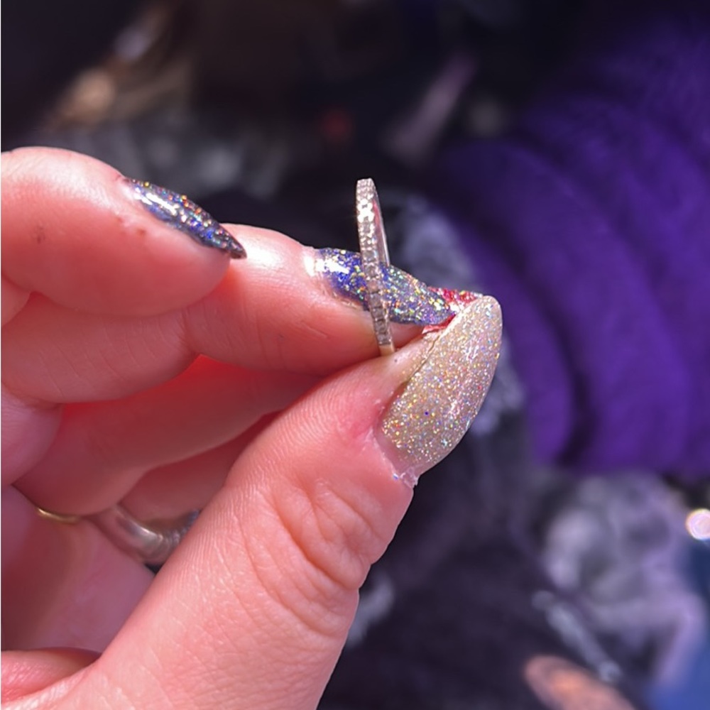promise rings and heart necklace